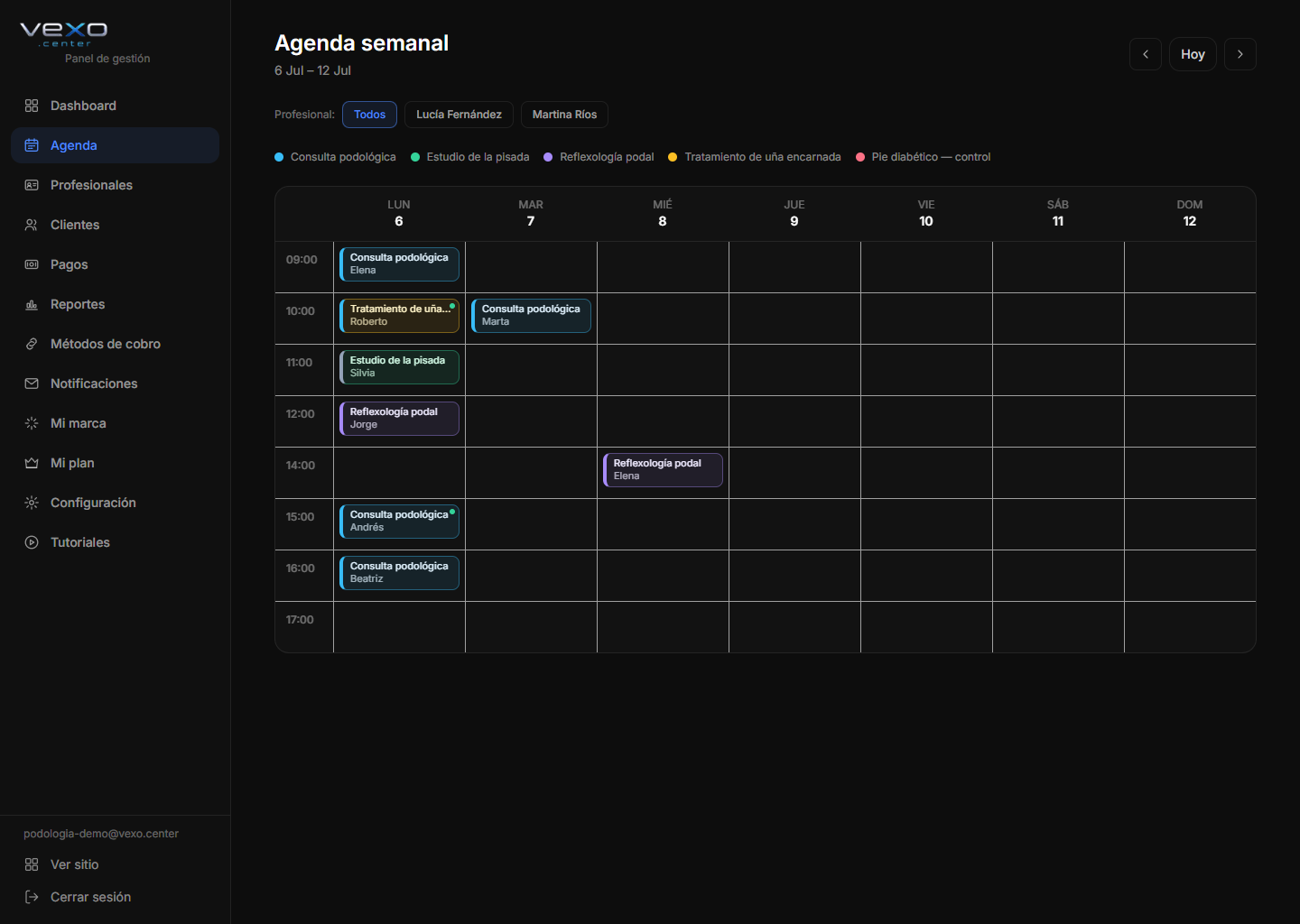 Agenda del día
